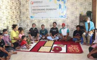 Bawaslu Tolitoli Gelar Sosialisasi Pengawasan Pemilu Bagi Penyandang Disabilitas
