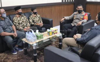 Bawaslu Tolitoli Jalin Silaturahmi Bersama Kapolres Baru
