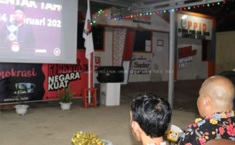 PIMPINAN BAWASLU TOLITOLI HADIRI PELUNCURAN HARI PEMUNGUTAN SUARA PEMILU TAHUN 2024