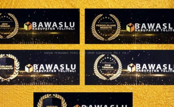 Bawaslu Tolitoli Raih 5 Kategori Apresiasi Pengelolaan Akses Informasi Tahun 2021