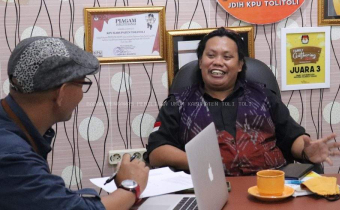 Ketua Bawaslu Tolitoli Apresiasi Sinergitas Penyelenggara Pemilu