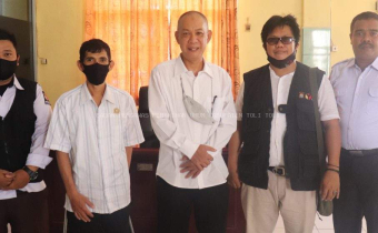 PIMPINAN BAWASLU AUDIENSI BERSAMA BAKESBANGPOL TOLITOLI