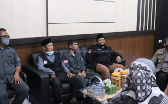 JALIN SINERGI, BAWASLU TOLITOLI SILATURAHMI DENGAN KAPOLRES TOLITOLI