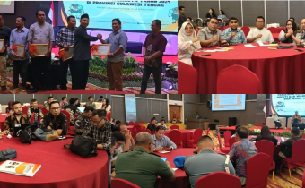 Suasana Evaluasi Akhir Pengawasan Pilkada 2024 di Palu, dengan jajaran Bawaslu se-Sulawesi Tengah. Bawaslu Tolitoli menerima Piagam Penghargaan atas pengawasan Pilkada 2024.