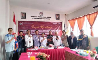 Bawaslu Tolitoli Hadiri Rakor Bersama KPU