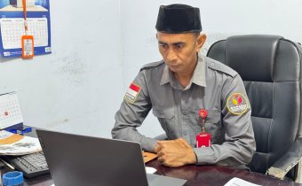 Korsek Bawaslu Tolitoli Ikuti Rapat Via Zoom