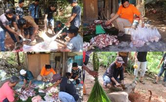 Bawaslu Kabupaten Tolitoli Melaksanakan Penyembelihan Hewan Kurban