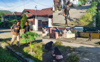 Ketua Bawaslu Kabupaten Tolitoli ikuti kegiatan jumat bersih di STIP Mujahidin Tolitoli