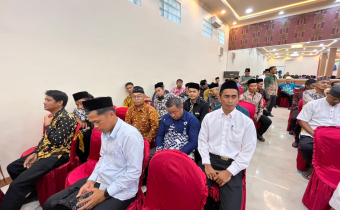 Korsek Bawaslu Kabupaten Tolitoli menghadiri undangan acara pelepasan Kepala Kantor Kementerian Agama Kabupaten Tolitoli