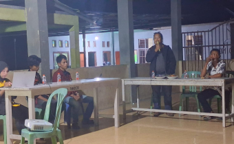 Ketua Bawaslu Kabupaten Tolitoli lakukan konsolidasi kepada masyarakat melalui kegiatan mahasiswa STIP Mujahidin Tolitoli
