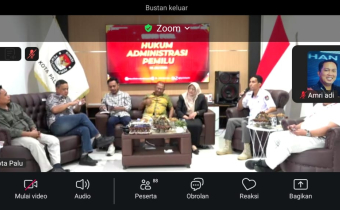 Kordiv HP2H Bawaslu Tolitoli ikuti kegiatan bedah buku oleh KPU Palu