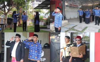 Bawaslu Tolitoli Melaksanakan Upacara Peringatan HUT RI ke-81