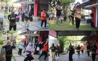 Bawaslu Kabupaten Tolitoli melaksanakan senam pagi realisasi Jumat Sehati