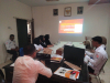 Divisi HP2H diskusi kepemiluan bersama anak magang dari STIE